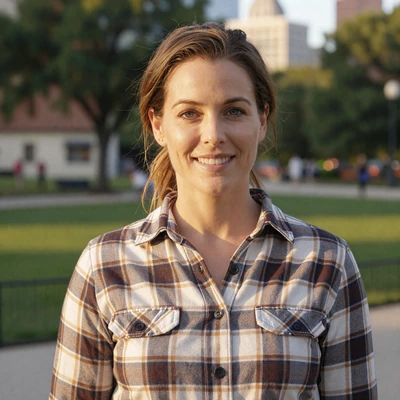 Jennifer from Chicago in flannel - CDL dating profile member
